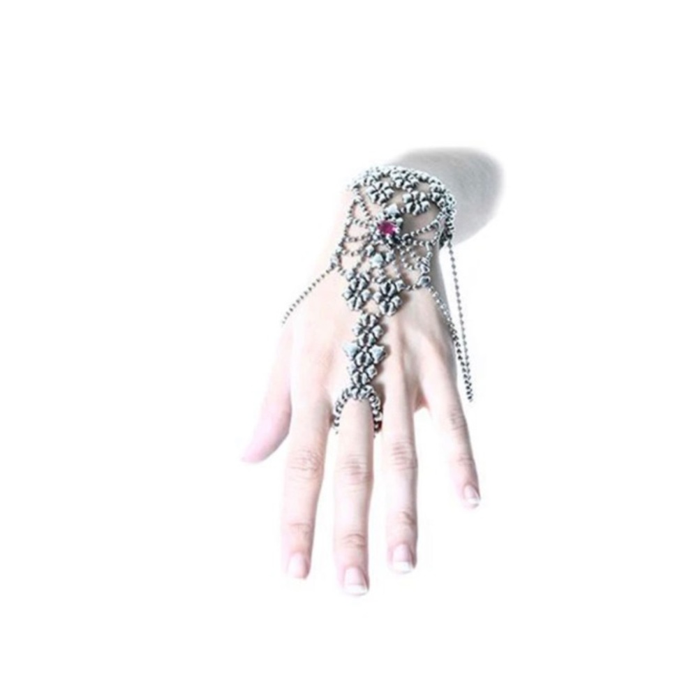 SG Liquid Metal Sexy antique metal hand bracelet